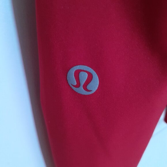 Lululemon Base Pace High-Rise Crop 23" in Dark Red Size 4 - Picture 5 of 11